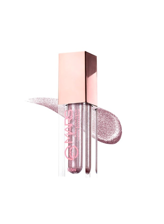 MARS Metallic Liquid Glitter Eyeshadow | Waterproof & Highly Pigmented | Smooth Glide Formula (5.5ml)(Galactic Dust) - Image 5