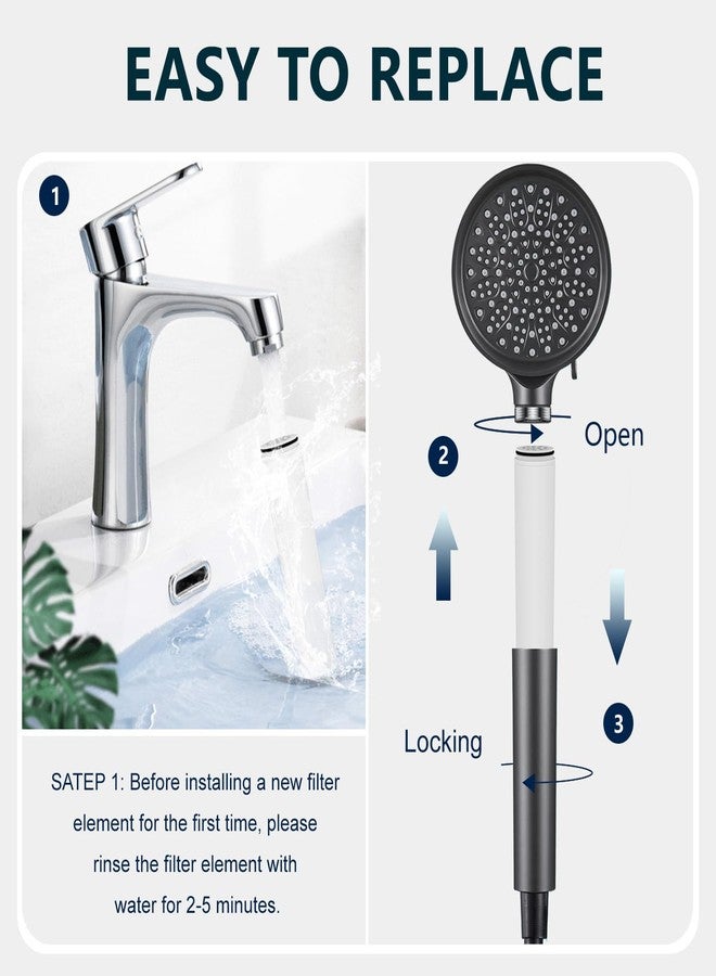 Molgoc Water Fiter for Shower Head Filter,Compatible with Cobbe Shower Head Filter System,Removes Heavy Metals and Chlorine.(2 Pack) - Image 4