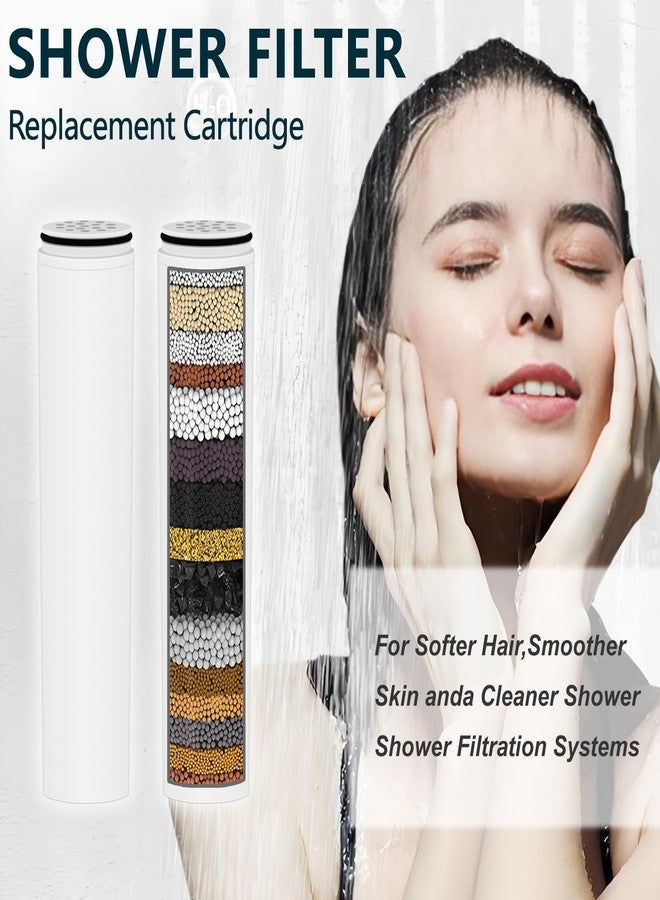 Molgoc Water Fiter for Shower Head Filter,Compatible with Cobbe Shower Head Filter System,Removes Heavy Metals and Chlorine.(2 Pack) - Image 2