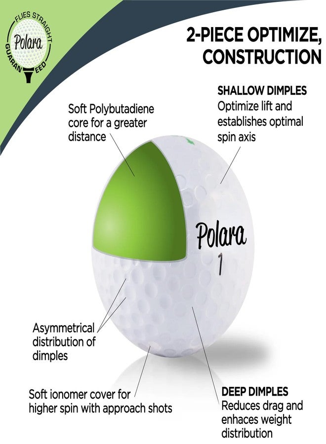 Polara XD 2-Piece Golf Balls (12 pack) - Image 3