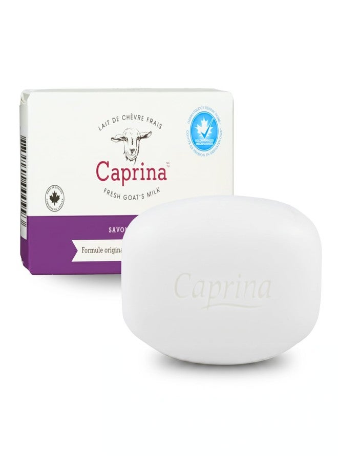Caprina Fresh Goat’s Milk Bar Soap, SHEA BUTTER, 5 oz (141 g, Pack of 1, Moisturizing Goat Milk Soap Bar with Vitamins A, B2, B3 - Image 1
