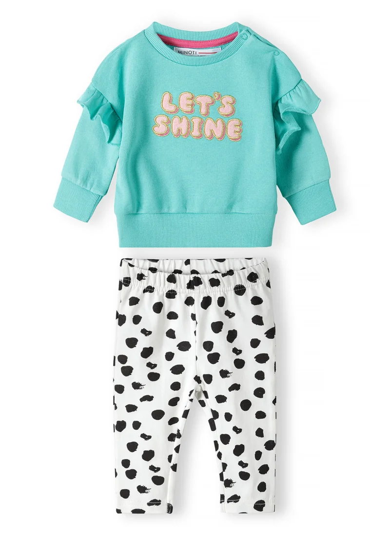 MINOTI Kids Two Piece Sweatshirt And Legging Set