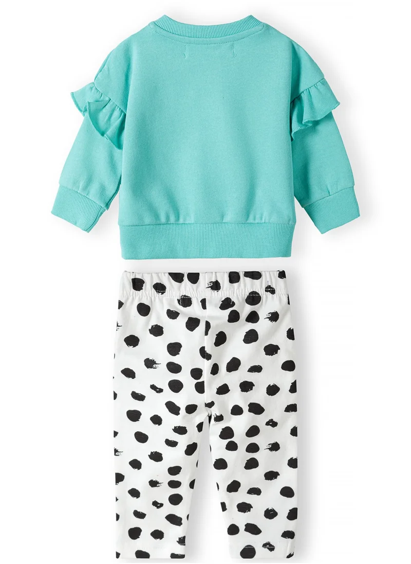 MINOTI Kids Two Piece Sweatshirt And Legging Set