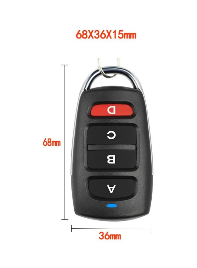 Wireless Garage Gate Remote Control Black/Silver 68x36x15mm - Image 5