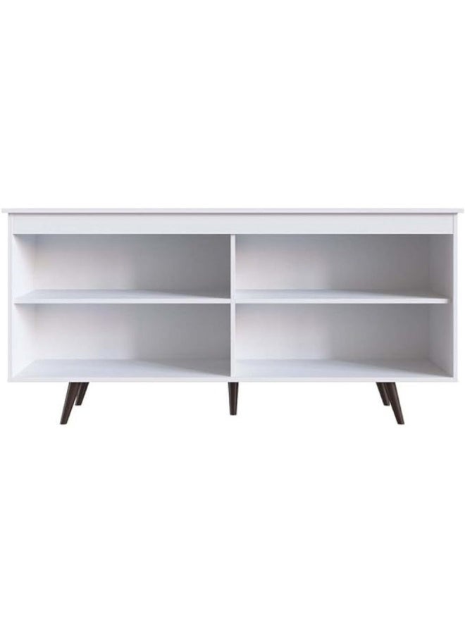 DANUBE HOME Railey Tv Rack From 32 Upto 50 Inch Tv Entertainment Modern Design Wall Unit Furniture Tv Stand For Living Room Bedroom Tv Unit Rack 150x38.50x58.50 cm White - Image 3