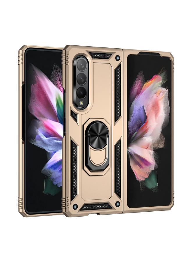 اس-توب جراب لهاتف Samsung Galaxy Z Fold3 5G مقاوم للصدمات مصنوع من مادة TPU + PC مع حامل دوار - Image 2