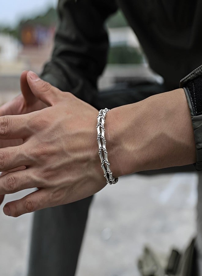 GOHO Men's Twisted Link Bracelet - Image 2