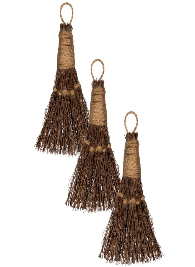 Nautical Crush Trading Cinnamon Broom - Cinnamon Scented 3 Pack Mini Broomsticks - Decorative Broom for Door Protection - Image 3