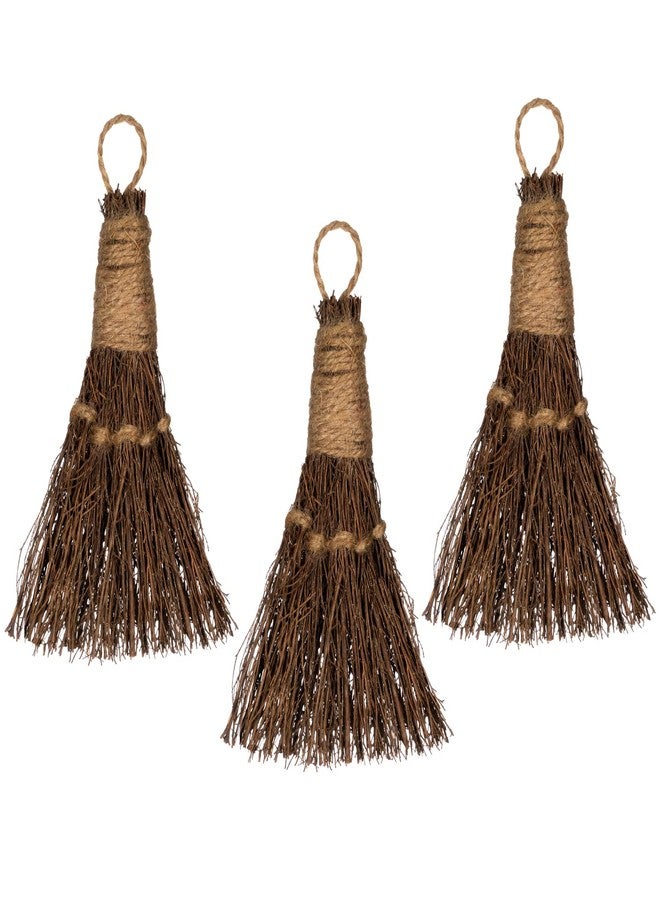 Nautical Crush Trading Cinnamon Broom - Cinnamon Scented 3 Pack Mini Broomsticks - Decorative Broom for Door Protection - Image 1