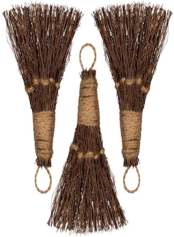 Nautical Crush Trading Cinnamon Broom - Cinnamon Scented 3 Pack Mini Broomsticks - Decorative Broom for Door Protection - Image 2