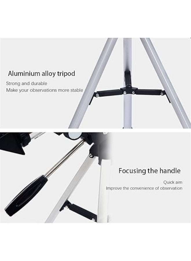 ToyerBee Telescope for Adults & Kids, 70mm Aperture Refractor (15X-150X) Portable Travel Telescope with Phone Adapter & Wireless Remote, Astronomy Beginners Gifts, Black - Image 2