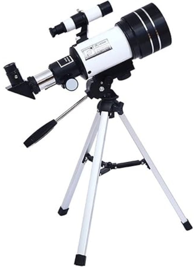 ToyerBee Telescope for Adults & Kids, 70mm Aperture Refractor (15X-150X) Portable Travel Telescope with Phone Adapter & Wireless Remote, Astronomy Beginners Gifts, Black - Image 1