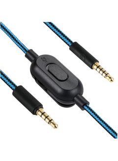 Replacement Audio Cable for G433 Headphones,Aux Cord Braided Wire with Volume Control &Mic Mute Compatible with Logitech G Pro X G Pro G233 Gaming Headsets (Blue) - pzsku/Z0D0A9E3750E1F1F1EB50Z/45/_/1694767220/ef7c7dda-c0be-44c9-a8eb-9680bf817d26