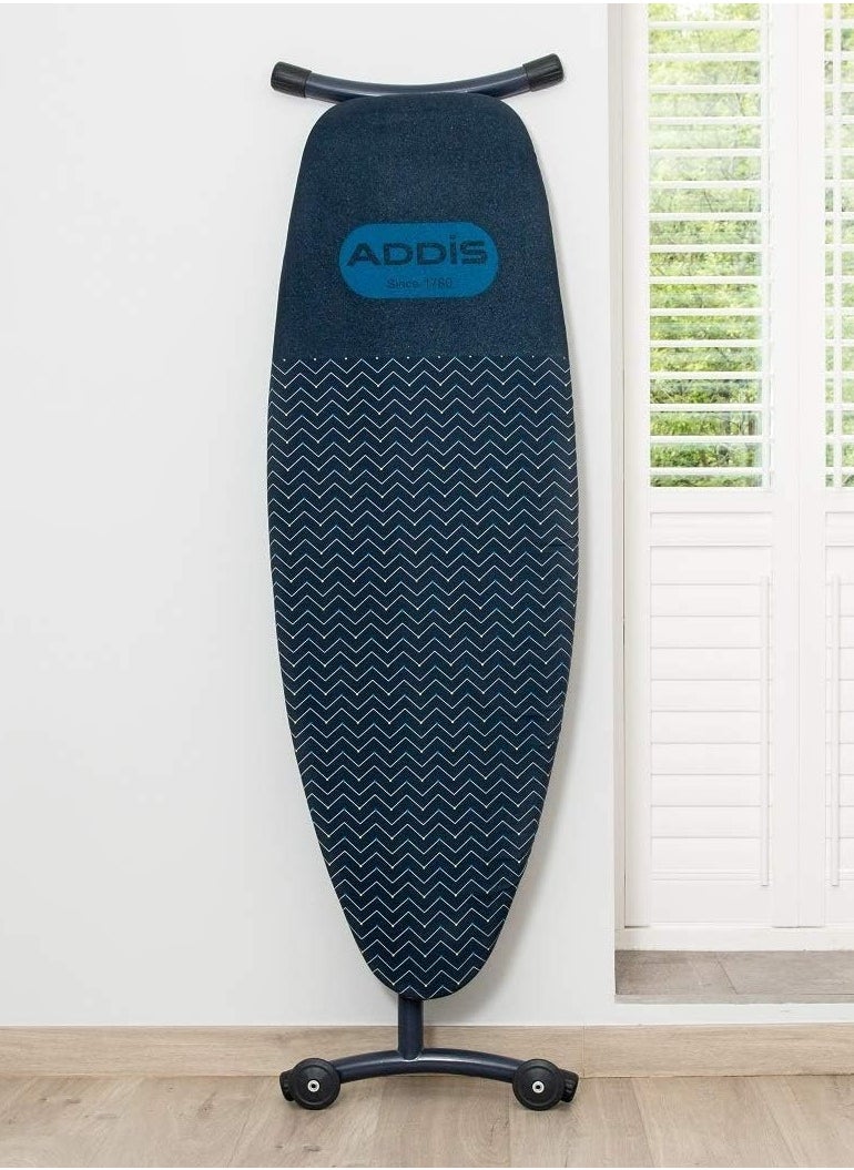 Addis - Deluxe Extra-large Family Ironing Board With an integrated Heat Pad and Wheels 135 x 46cm - Image 1
