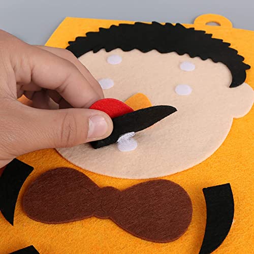 WUWEOT 10 Pack Black Stiff Felt Sheet, 17x11.8 Inches Fabric Hard Felt Squares Craft Felt for DIY Crafts, Sewing, Decorative Projects - Image 4