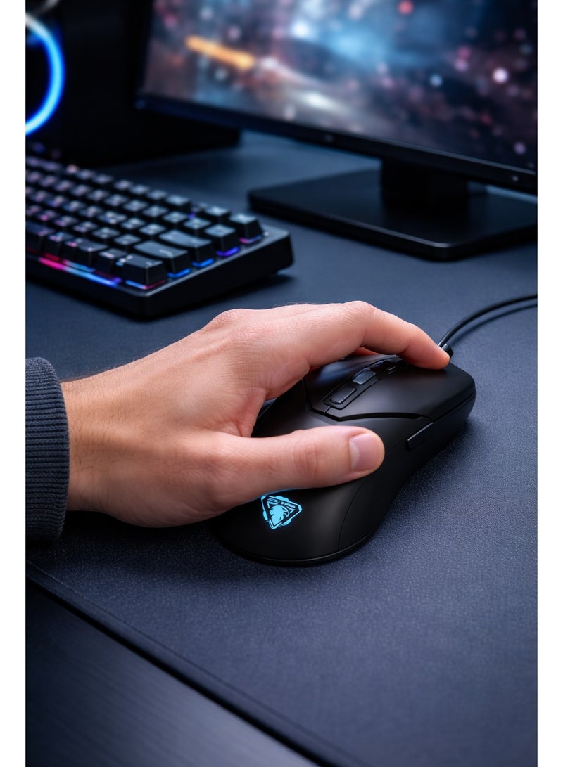JEDEL GM700 RGB 7D Wired Gaming Mouse - Image 4