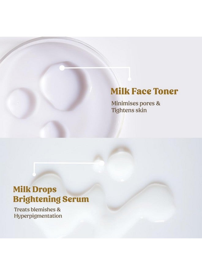 vilvah STORE Skin Hydrating Combo Milk Drops Serum Milk Face Toner Minimizes Pores And Hydrates Skin Balances & Restores Skin'S Ph Levels For All Skin Types - Image 3