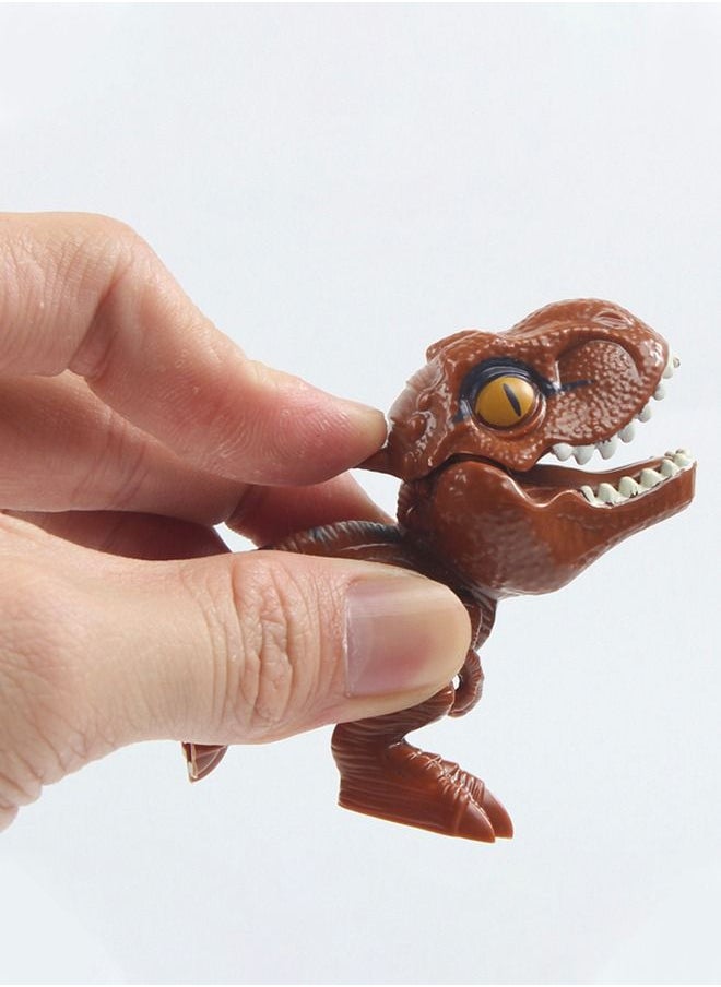 GROIC - Jurassic World Dinosaur Snap Squad Collectibles Mini Dinosaur Figure T-Rex Dinosaur Toy Keychain - Image 1