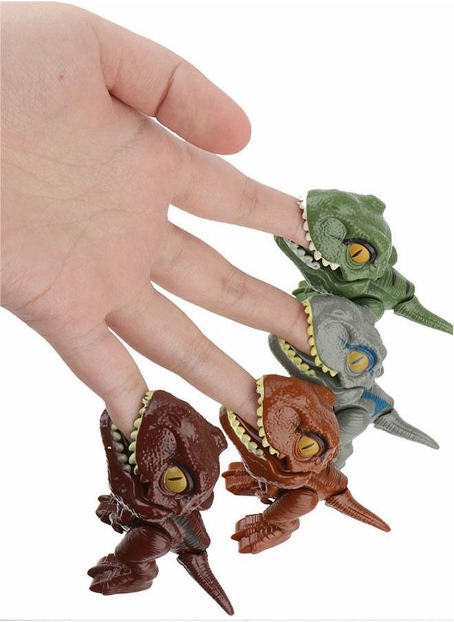 GROIC - Jurassic World Dinosaur Snap Squad Collectibles Mini Dinosaur Figure T-Rex Dinosaur Toy Keychain - Image 1