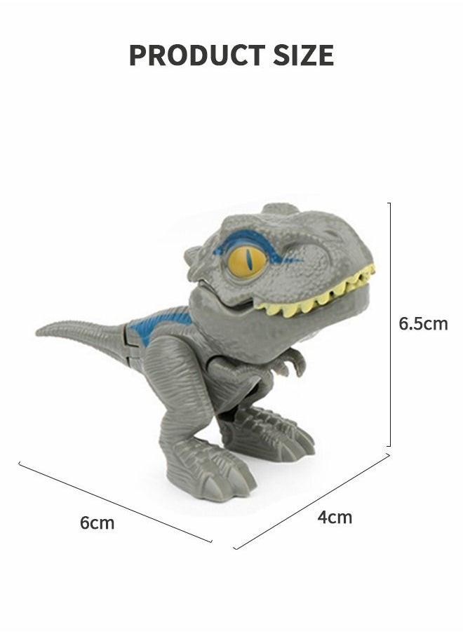 GROIC - Jurassic World Dinosaur Snap Squad Collectibles Mini Dinosaur Figure T-Rex Dinosaur Toy Keychain - Image 1