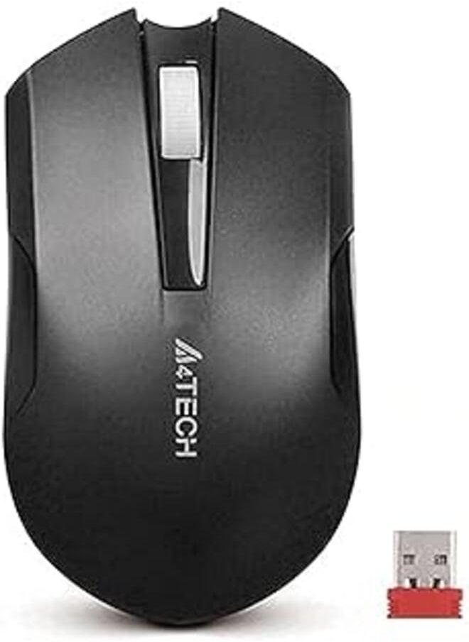 A4TECH ماوس لاسلكي من A4tech للكمبيوتر الشخصي واللاب توب - G3-200N-1 