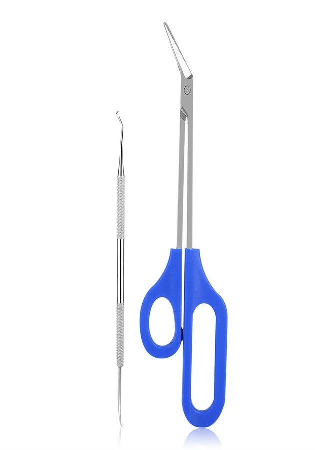Yinhing Toenail Scissors,Long Handled Toenail Scissors Clippers For Thick Toe Nails Handle Unique Design Ergonomic Cuticle Scissor Ingrown Toenail File - Image 1