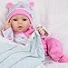 Aori Reborn Baby Dolls Girl Lifelike 18 inches  Realistic Newborn Baby Girls That Look Real Premium LifeSize Collectible Doll for Preparents Grandparents Collectors - Image 2