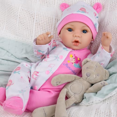Aori Reborn Baby Dolls Girl Lifelike 18 inches  Realistic Newborn Baby Girls That Look Real Premium LifeSize Collectible Doll for Preparents Grandparents Collectors - Image 5