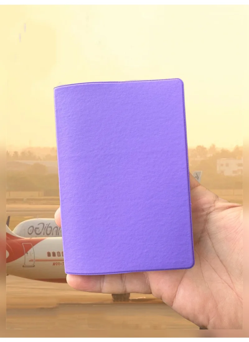 جيمبو 3 Pieces Vinlex Leather Passport Cover Passport Protection Case Universal Suitable for All Country Passports