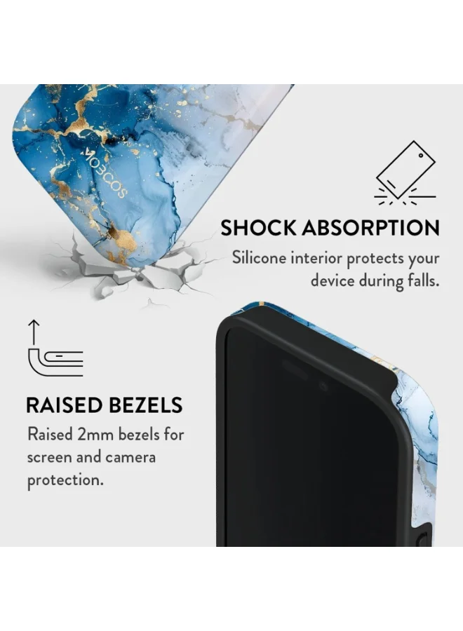 Mobcos Mobcos iPhone 17 Pro Ocean Glow Mobcos iPhone 17 Pro Ocean Glow Premium Case Compatible with Hybrid Dual-Layer Hard Shell + Silicone Protection - Scratch-Resistant Shockproof Mobile Cover  | Best Price UAE