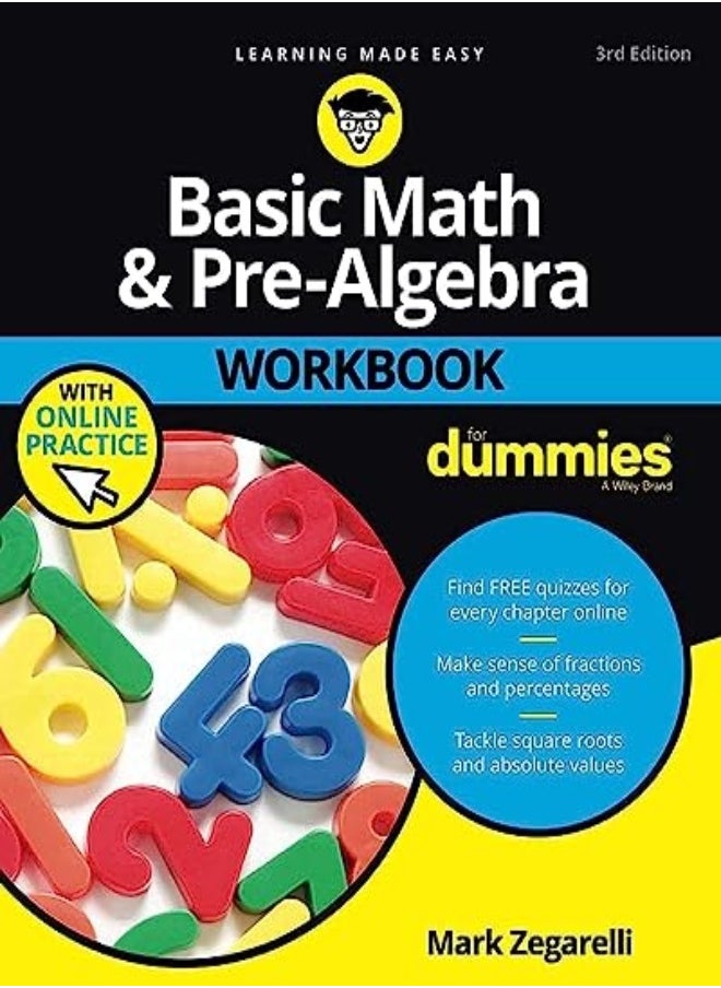 John Wiley & Sons Basic Math and Pre-Algebra Workbook For Dummies: with Online Practice 