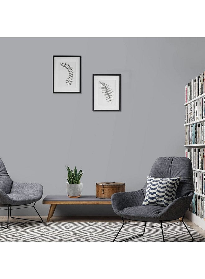 صن بيرد ورق حائط غير لامع قابل للتقشير واللصق مقاوم للماء لجدران الخزانات ورق حائط ذاتي اللصق قابل للإزالة للحمام المطبخ (24 × 48 بوصة رمادي غير لامع) - Image 3