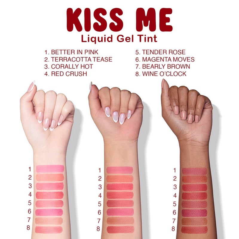 Beauty Creations Kiss Me Liquid Gel Lip Tint – Terracotta Tease - Image 4