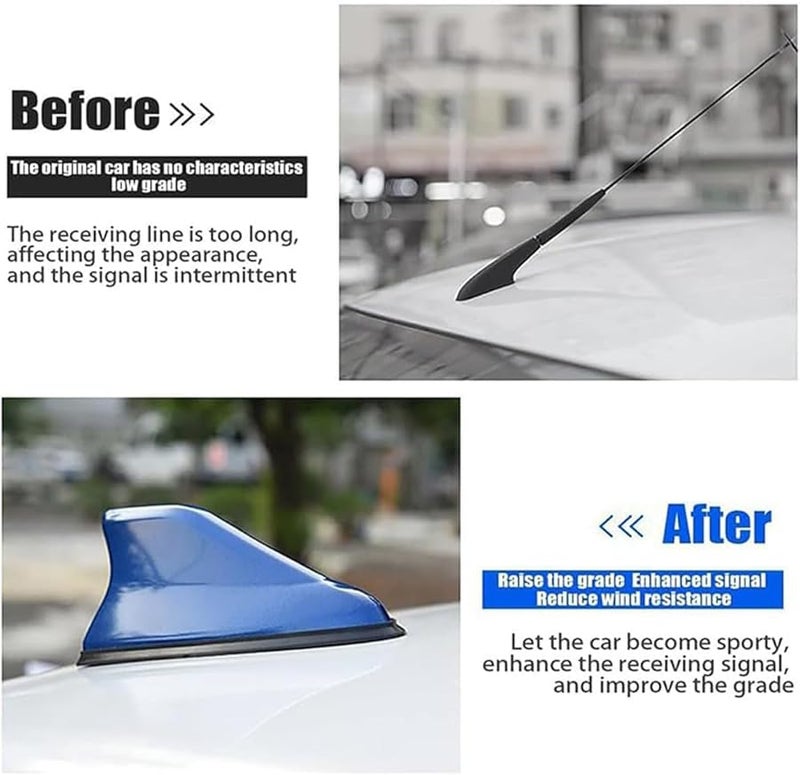 Black Car Shark Fin Antenna For VW Golf VIII Alltrack Variant Facelift GTI Radio Signal - Image 5