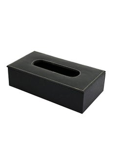 THE RUNNER THE RUNNER Premium Car Tissue Box HolderRectangular Napkin HolderTissue Holder for car DispenserFacial Tissue Box Holder for Home Office Car Black  - Image 3