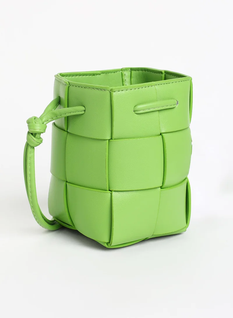 Haute Sauce Women's The Interwine Bucket Bag - Kelly Green