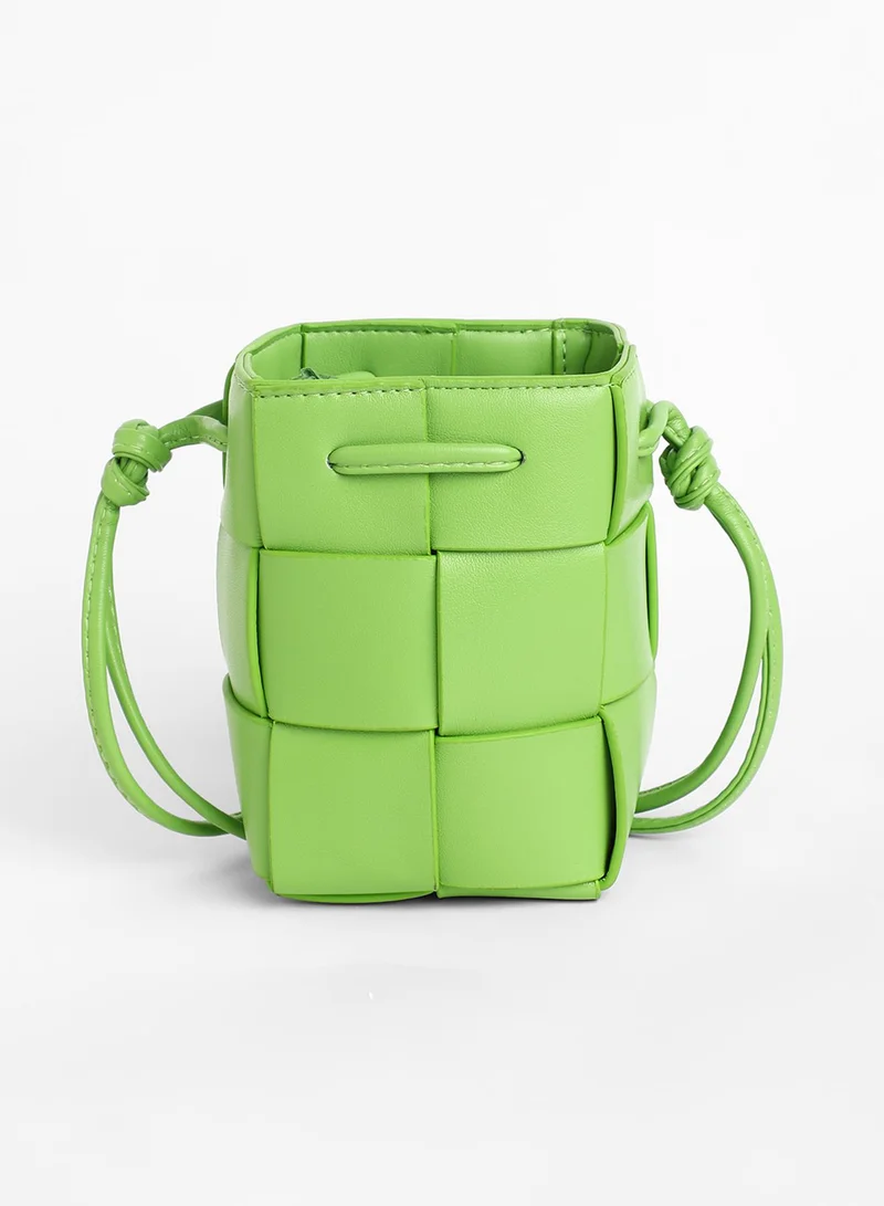 Haute Sauce Women's The Interwine Bucket Bag - Kelly Green