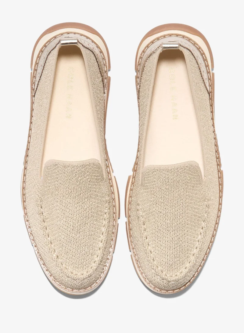 COLE HAAN BEIGE Women's ZEROGRAND Rella Stitchlite Venetian Loafers for Women | Best Price UAE