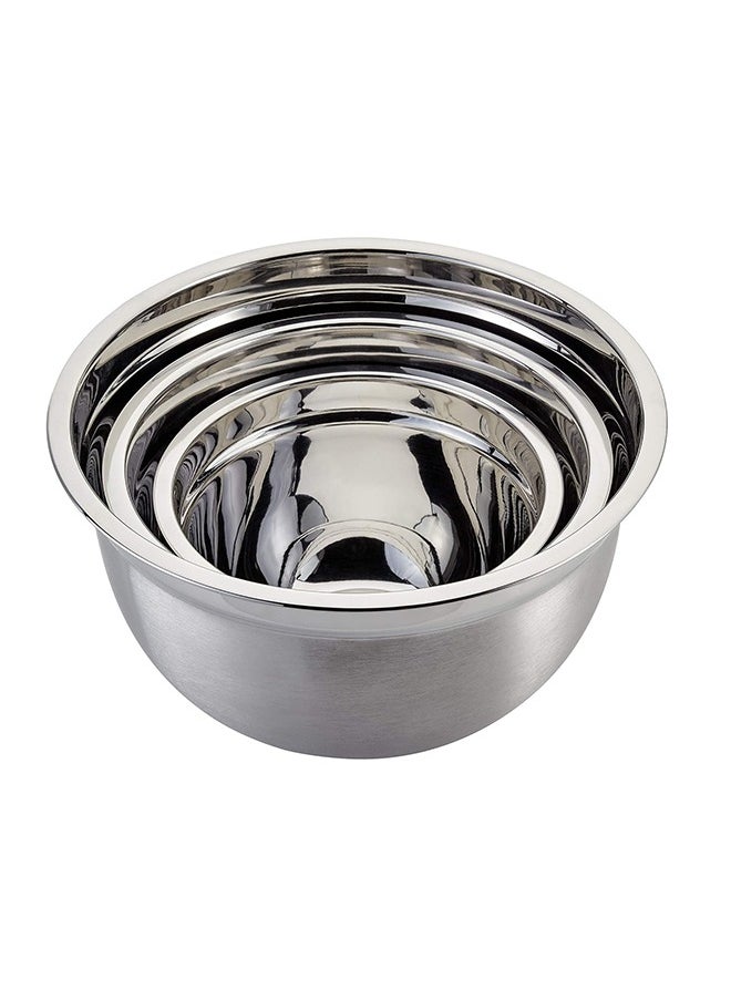 A TO Z 3-Piece Stainless Steel Mixing Bowl Set – 16 cm, 18 cm, 20 cm (0.6L to 1.2L) – Mirror Finish, Multi-Purpose for Cooking, Baking & Salad Prep  - Image 1