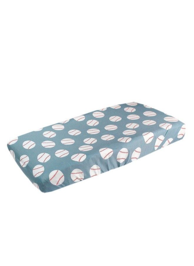 Copper Pearl Premium Knit Diaper Changing Pad Cover"Slugger" By Copper Pearl  - Image 1