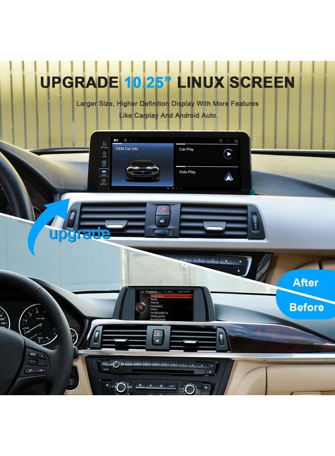 PEMP CarPlay Android Auto Monitor Linux Screen for BMW (2012-2017) 3 Series F30 NBT CIC System with a 720P AHD Revers Camera - Image 2