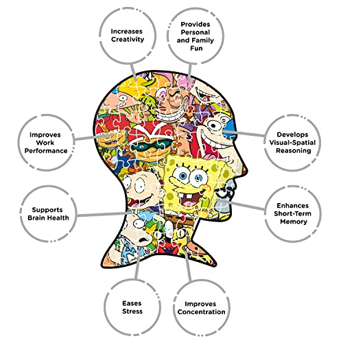 Aquarius Nickelodeon 90s Puzzle (1000 Piece Jigsaw Puzzle) - Officially Licensed Nickelodeon Merchandise & Collectibles - Glare Free - Precision Fit - 20 x 28 Inches - Image 5