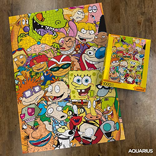 Aquarius Nickelodeon 90s Puzzle (1000 Piece Jigsaw Puzzle) - Officially Licensed Nickelodeon Merchandise & Collectibles - Glare Free - Precision Fit - 20 x 28 Inches - Image 3