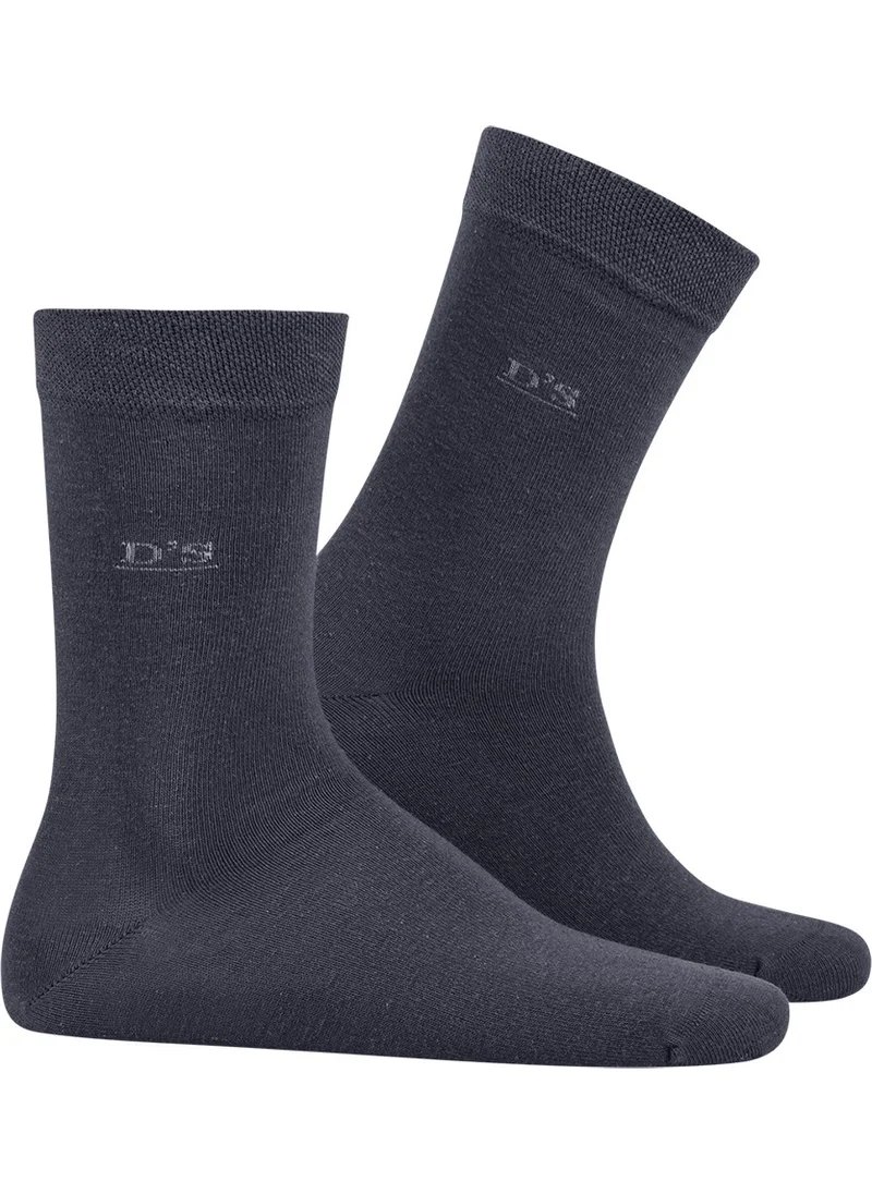 دي أس دامات Ds Damat Men's Cotton Socks Basic Smoked