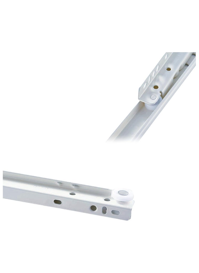 Duravel Duravel Cabinet Rails Drawer Track Slides For Computer Table Clothing Cabinets With Wheels (12 inch)  - Image 4