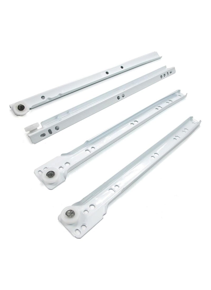 Duravel Duravel Cabinet Rails Drawer Track Slides For Computer Table Clothing Cabinets With Wheels (12 inch)  - Image 1