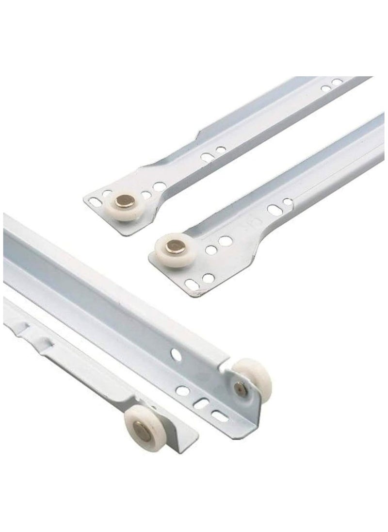 Duravel Duravel Cabinet Rails Drawer Track Slides For Computer Table Clothing Cabinets With Wheels (12 inch)  - Image 5