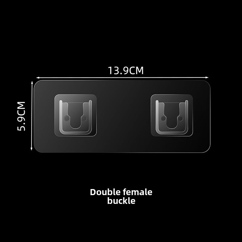 Strong Adhesive Seamless Hook Set for Organizing Double female buckle Double female buckle