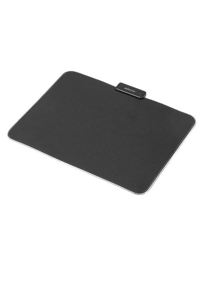 NIBEMINENT RGB Soft Gaming Anti-Slip Mouse Pad With Locking Edge Black - Image 1