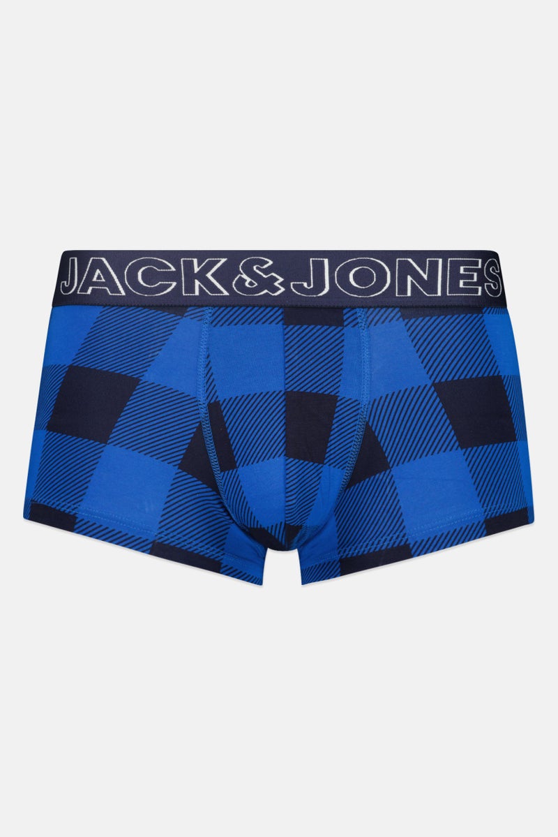Jack Jones Men 2 Pack Brand Logo Trunks, Multicolor  - Image 1